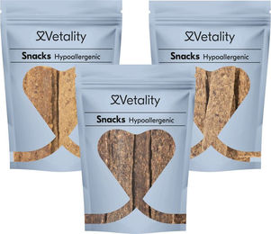 Vetality Hypoallergene Trockenfleischstreifen Gans 200 Gramm – Bild 1 von 3