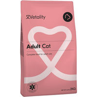 Produktbild von Vetality Katzenfutter Huhn für erwachsene Katzen 2 x 2 kg