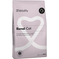 Produktbild von Vetality Renal Cat Diätfutter für erwachsene Katzen 4 kg und 6 x 100 g Nassfutter zur Unterstützung der Nierenfunktion