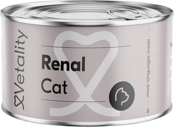 Vetality Renal Cat Nassfutter Diätfutter für erwachsene Katzen 24 x 100 g – Bild 1 von 3