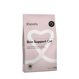 Vetality Skin Support Katzen Diätfutter Trockenfutter für adulte Katzen 2 x 2 kg – Bild 1 von 2