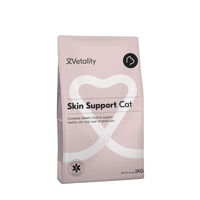 Produktbild von Vetality Skin Support Katzen Diätfutter Trockenfutter für adulte Katzen 2 x 2 kg