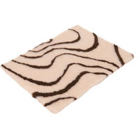 Produktbild von Vetbed Isobed SL Katzendecke Wave creme braun L 75 x 50 cm allergikerfreundlich