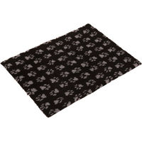 Produktbild von Vetbed Isobed SL Paw Hundedecke schwarz/grau L 150 x 100 cm allergikerfreundlich