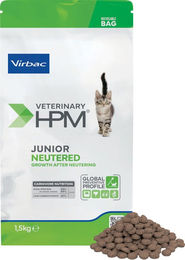 Veterinary HPM Junior Neutered Katzenfutter für kastrierte Katzen zur Unterstützung der Harnwege 3 kg - 3 kg – Bild 1 von 5