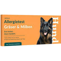 Produktbild von vetevo Allergietest für Hunde gegen Gräser und Milben
