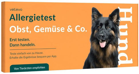 vetevo Allergietest für Hunde mit Gemüse und Getreide – Bild 1 von 4