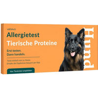 Produktbild von vetevo Allergietest für Hunde mit tierischen Proteinen