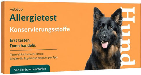 vetevo Allergietest für Hunde zur Prüfung auf Konservierungsstoffe – Bild 1 von 4