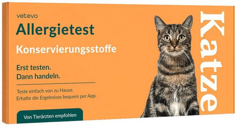 vetevo Allergietest für Katzen ohne Konservierungsstoffe – Bild 1 von 2