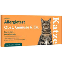 Produktbild von vetevo Allergietest für Katzen zur Überprüfung von Gemüse und Getreide