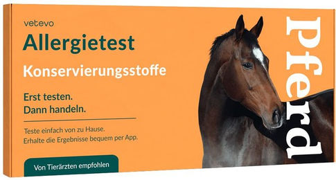 vetevo Allergietest für Pferde zur Analyse von Konservierungsstoffen – Bild 1 von 4