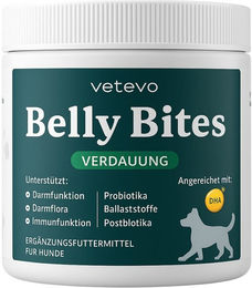 vetevo Belly Bites 2.0 Funktionssnack für Magen-Darm und Verdauung mit Probiotika 300g – Bild 1 von 4
