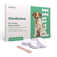 Produktbild von vetevo Giardientest für Hunde zur Untersuchung von Durchfall, Gewichtsverlust und Appetitlosigkeit
