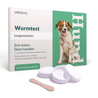 Produktbild von vetevo Lungenwurmtest für Hunde bei Husten, Müdigkeit und Nasenausfluss