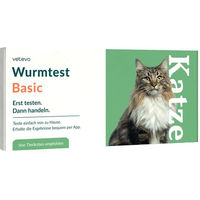 Produktbild von Vetevo Wurmtest Basic für Katzen zur Magen-Darm-Diagnose
