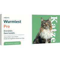Produktbild von vetevo Wurmtest Pro für Katzen inklusive Giardien-Nachweis