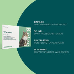 vetevo Wurmtest Pro für Katzen inklusive Giardien-Test – Bild 1 von 3