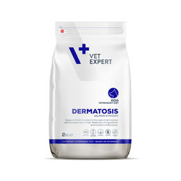 VetExpert Dermatosis Diätfutter Trockenfutter Lachs für Hunde Adult Haut und Fell Hypoallergen 2 kg - 2 kg – Bild 1 von 4