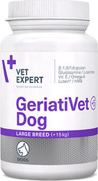 VetExpert GeriatiVet Dog Large Breed Tabletten für Senioren großer Hunderassen zur Unterstützung von Gelenken, Muskeln und Immunsystem 45 Stück – Bild 1 von 5