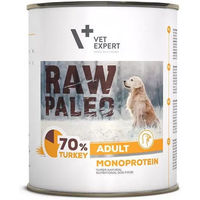 Produktbild von VETEXPERT Hundenassfutter Raw Paleo Adult Pute Stückchen in Sauce 800g getreidefrei monoprotein - 800 g
