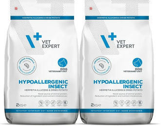 Produktbild von VETEXPERT Hypoallergenic Insect Veterinärdiät für adulte Hunde mit Insekten als Proteinquelle