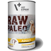 Produktbild von VETEXPERT Raw Paleo Hundefutter Adult Pute Stückchen in Sauce getreidefrei monoprotein 400g - 400 g