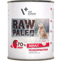 Produktbild von VETEXPERT Raw Paleo Hundefutter Adult Rind Stückchen in Sauce getreidefrei und glutenfrei 800g - 800 g