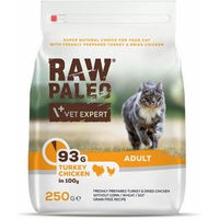 Produktbild von VETEXPERT Raw Paleo Katzenfutter Adult Pute und Huhn getreidefrei mit hohem Fleischanteil 250 g - 250 g