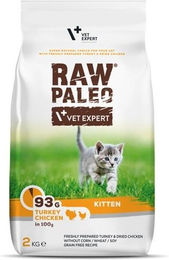 Produktbild von VETEXPERT Raw Paleo Kitten Katzenfutter Truthahn und Huhn getreidefrei 2 kg - 2 kg