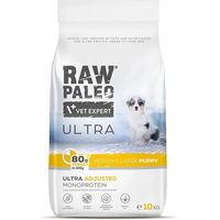 Produktbild von VETEXPERT Raw Paleo Ultra Hundewelpen Medium & Large Truthahn Getreidefrei Monoprotein 10 kg