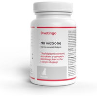 Produktbild von VETINGO Vitamine Leber Kapseln für Hunde 60 Stück