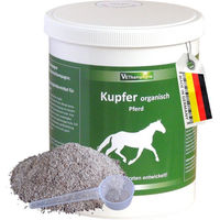 Produktbild von VETkampagne Kupfer organisch Pulver Nahrungsergänzung für Haut Fell Gelenke und Knochen 1000g