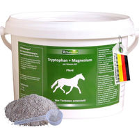 Produktbild von Vetkampagne Tryptophan Magnesium und Vitamin B12 hochkonzentriertes Ergänzungsfutter Pulver zur Beruhigung 1000g