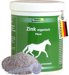Produktbild von VETkampagne Zink organisch Pulver Ergänzungsfutter für Haut Fell und Immunsystem 1000g