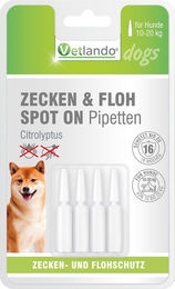 Vetlando Citrolyptus Spot-On Zecken- und Floh-Pipetten für Hunde aller Altersstufen – Bild 1 von 1