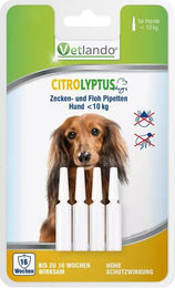 Vetlando Citrolyptus Zecken- und Floh Spot-On Pipetten für Hunde aller Größen – Bild 1 von 2