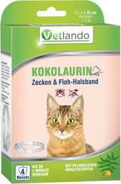 Vetlando Kokolaurin Zecken- und Floh-Halsband für Katzen – Bild 1 von 2