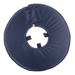 Vetlando Leckschutzkragen für Hunde und Katzen aus Stoff in Blau Größe M wasserabweisend – Bild 1 von 11