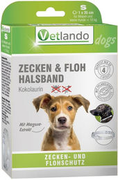 Vetlando Zecken- und Floh-Halsband mit Kokolaurin für Hunde – Bild 1 von 3