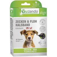 Produktbild von Vetlando Zecken- und Floh-Halsband mit Kokolaurin für Hunde
