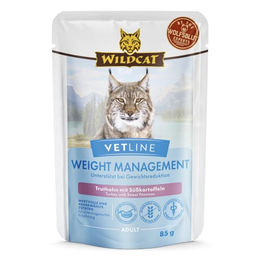 VetLine Wildcat Weight Management Nassfutter für Katzen Truthahn 12 x 85g – Bild 1 von 1