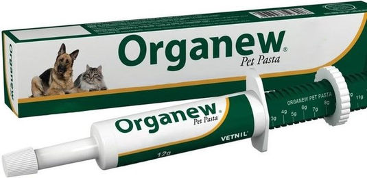 Produktbild von Vetnil Organew Paste zur Unterstützung der Magen-Darm-Verdauung mit Probiotika und Vitaminen 1000g