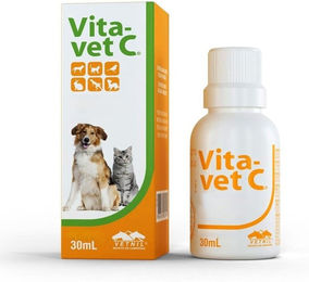 Produktbild von Vetnil Vita-Vet C Vitamine zur Unterstützung des Immunsystems für Hunde und Katzen 30 Stück
