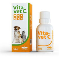 Produktbild von Vetnil Vita-Vet C Vitamine zur Unterstützung des Immunsystems für Hunde und Katzen 30 Stück