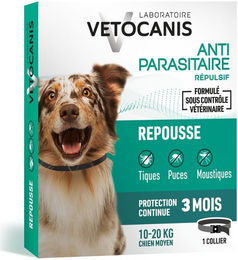 Vetocanis Floh- und Zeckenhalsband für Hunde Größe M wasserabweisend – Bild 1 von 1