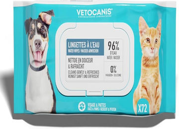 Produktbild von Vetocanis Reinigungstücher für Haut und Fell 72 Stück