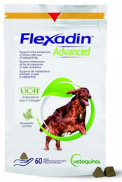 Vetoquinol Flexadin Advanced Gelenk-Supplement für erwachsene Hunde 60 Kautabletten - 60 x 3 g – Bild 1 von 3