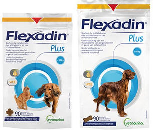 Vetoquinol Flexadin Plus Mini Nahrungsergänzung für Hunde bis 10 kg 90 Stück – Bild 1 von 4