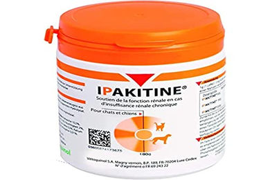 Vetoquinol Ipakitine Pulver zur Unterstützung der Nieren und des Magen-Darm-Trakts 180 g – Bild 1 von 4